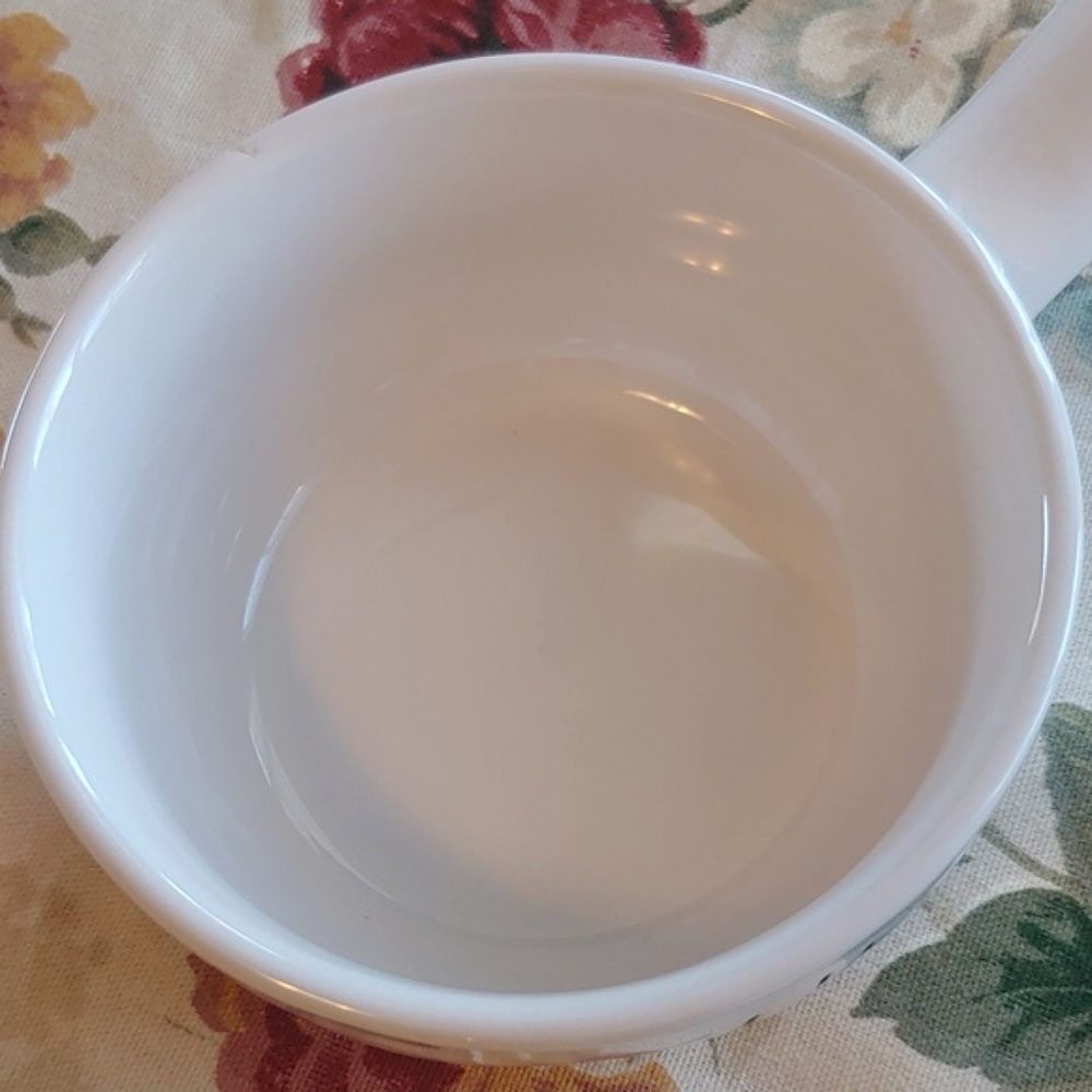 Rae Dunn Ceramic Chili Bowl With Handle - Picture 7 of 11